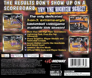 NBA Hoopz (US) box cover back